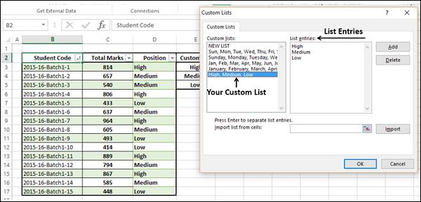 Custom Lists