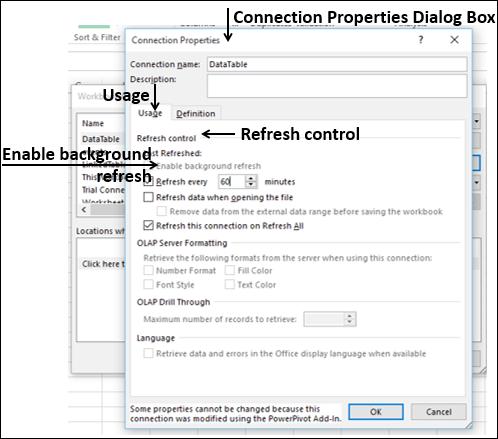 Refresh Control Options