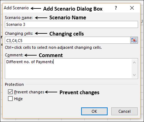 Scenario Name Box