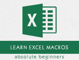 Excel Macros Tutorial