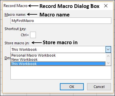 Store Macro