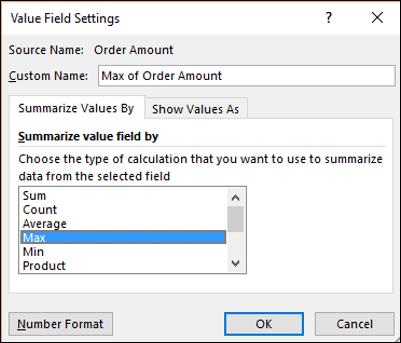 Max Order