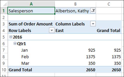 Separate Worksheet