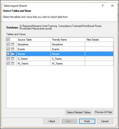 Table Import Wizard