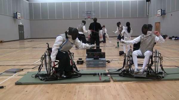 Wheelchair Fencing Game