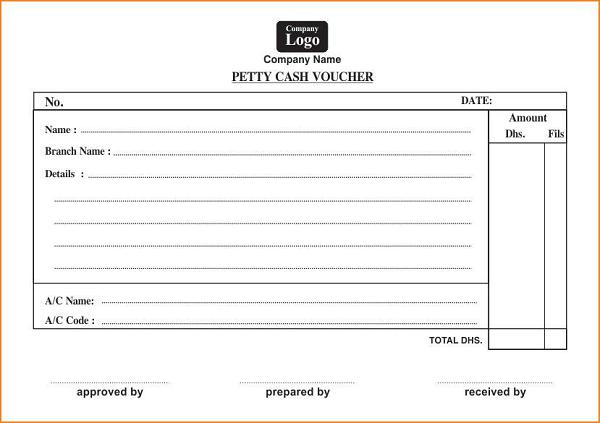 Petty Cash Voucher