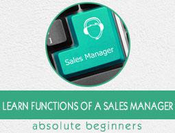 Functions of a Sales Manager Tutorial