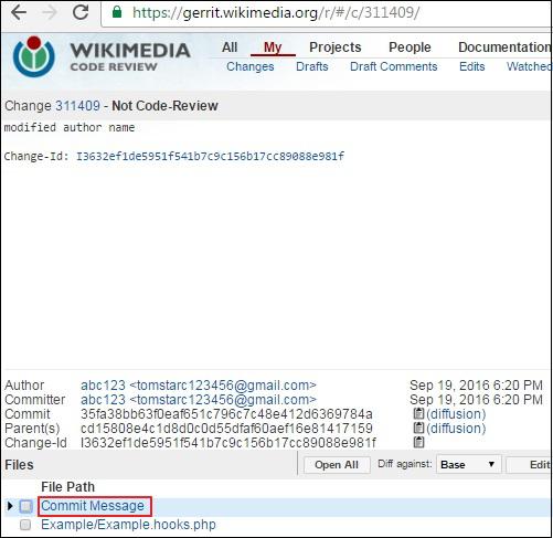 Gerrit Review Merge Code