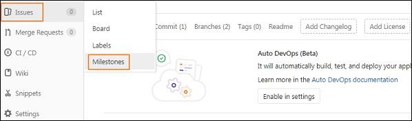 GitLab Milestone