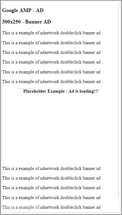 Amp Banner Ad Ex