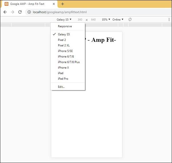 List Of Devices