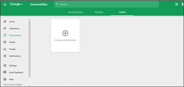 Create a Community