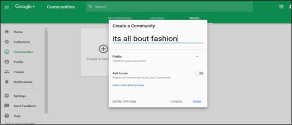 Name the Community