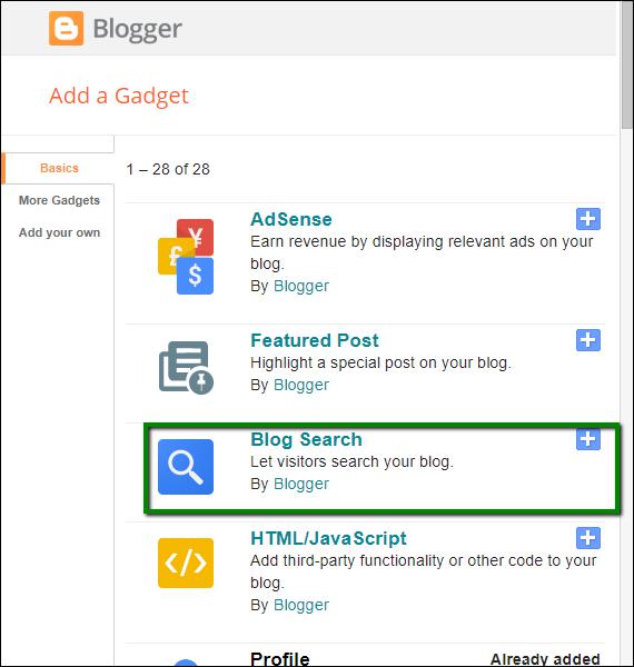 Blog Search