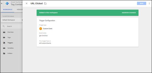 URL Clicked