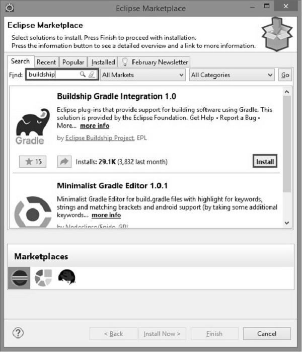 Install Buildship Plugin