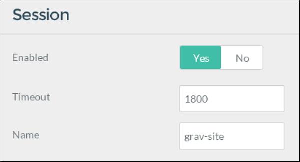 grav configuration system