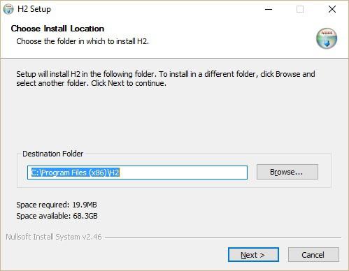 Install H2 Database