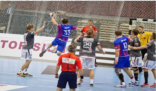 Professional Handball playing.