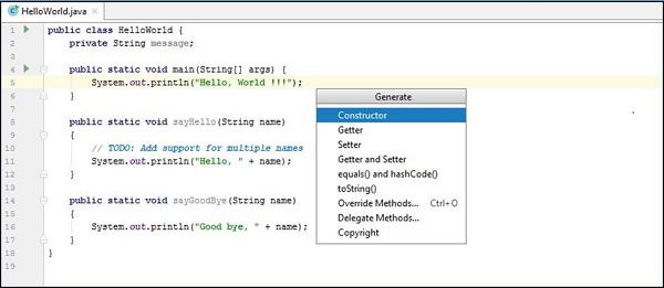 Generate Option