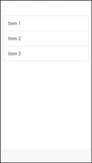 Ionic Lists