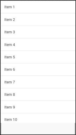 Ionic Javascript Scroll Top