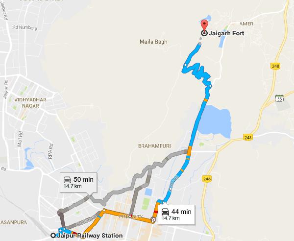 Jaigarh By Rail