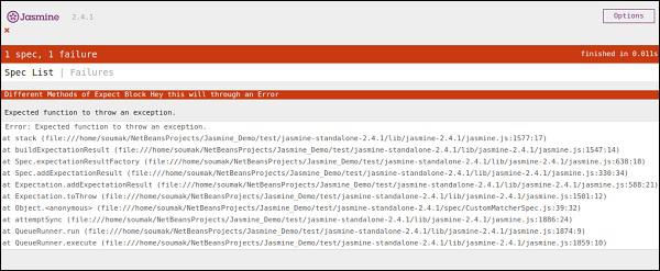 Exception Error
