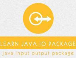 Java.io Package Tutorial