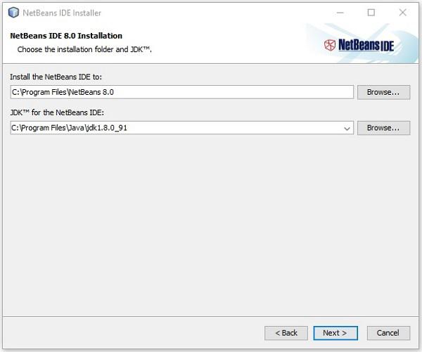 NetBeans Installation Next