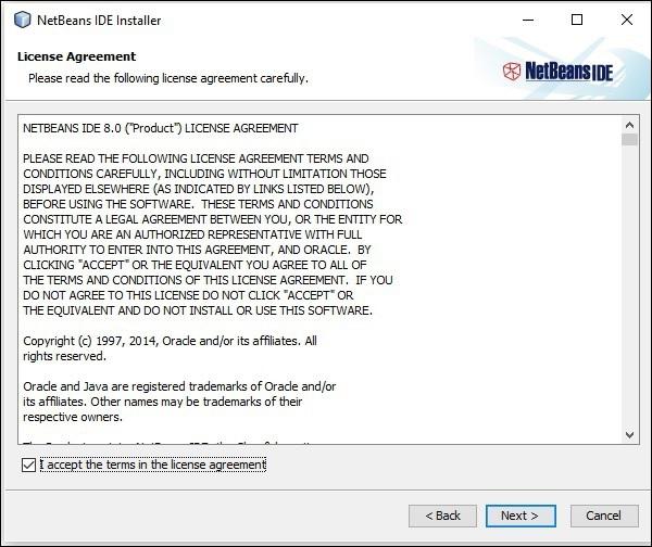 NetBeans Licenec Agreement