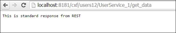 Localhost CXF