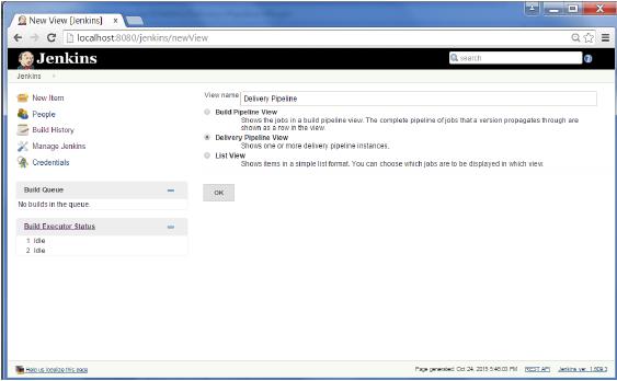 Delivery Pipeline View