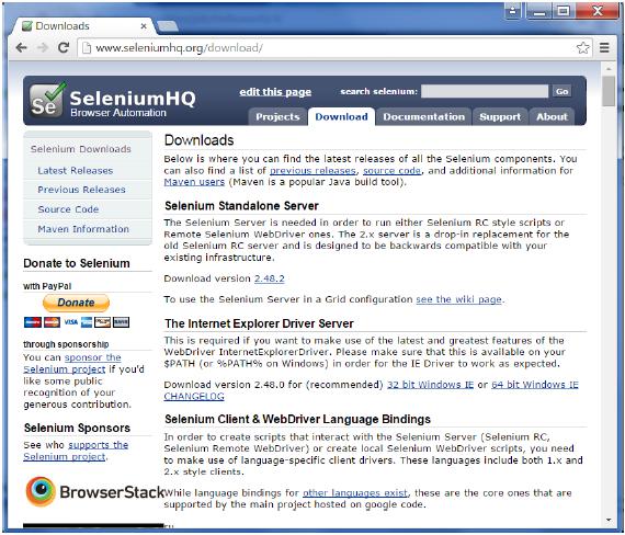 Download Selenium Standalone Server