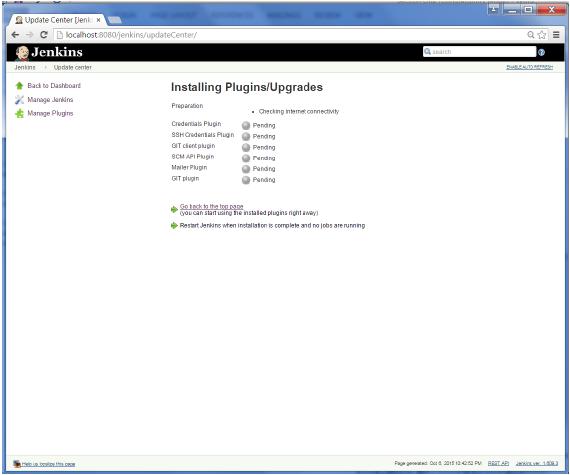 Installing Plugins Upgrades