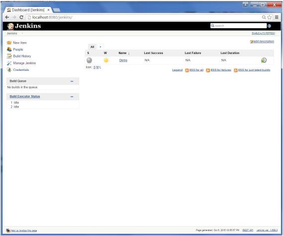 Jenkins Dashboard1
