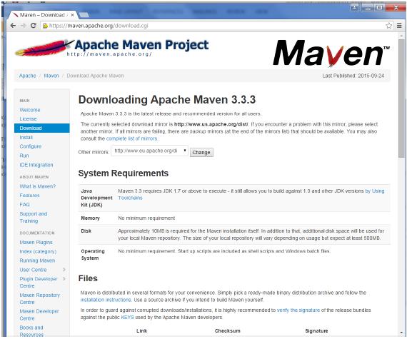 Maven Setup