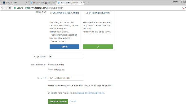 Generate License