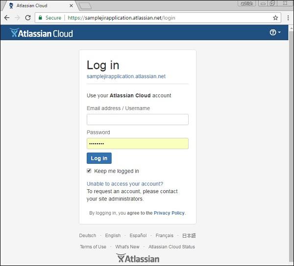 Login Credentials