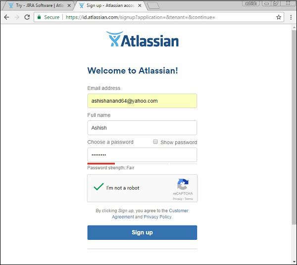 Signup