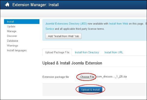 Joomla Adding Forum