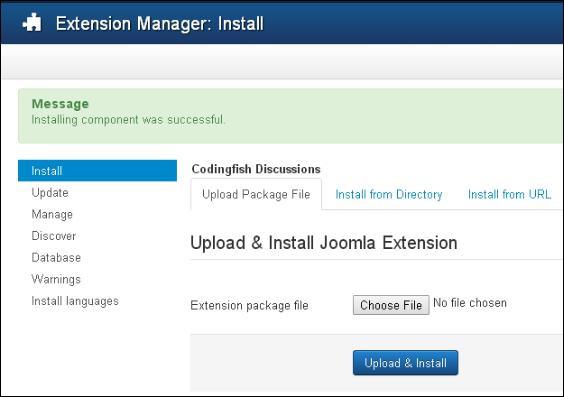 Joomla Adding Forum
