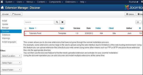 Joomla Creating Template