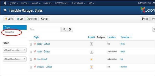 joomla Customize Template