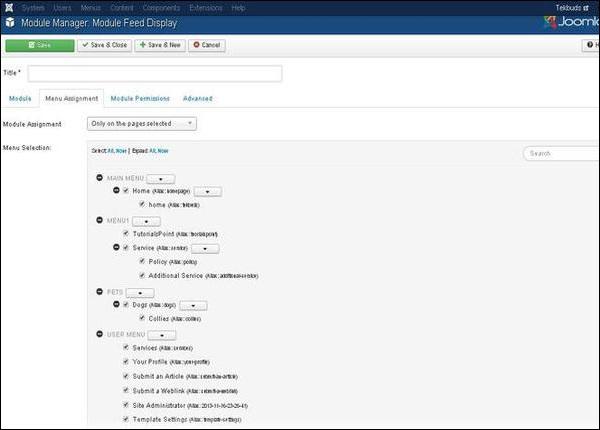 Joomla Feed Display Module