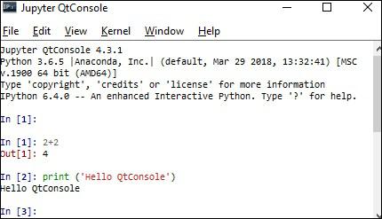 Jupyter QtConsole