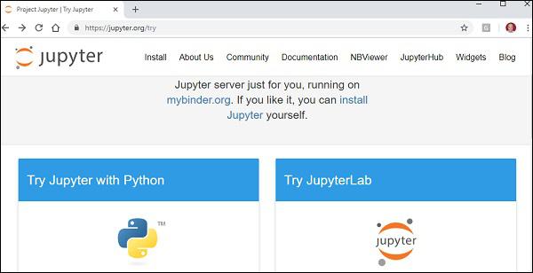 Try Jupyter with Python