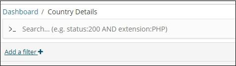 dashboard filter