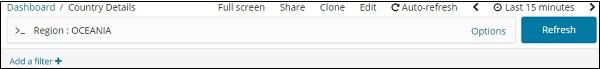 Filter in Dashboard