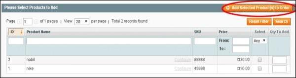 Magento Create Orders